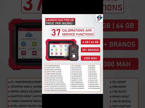LAUNCH X431 PRO SE with 37 Special Functions & Calibrations! The Best OBD2 Car Scanner of 2023!