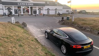 John O’Groats to Lands End IN RECORD TIME in an Electric Car!