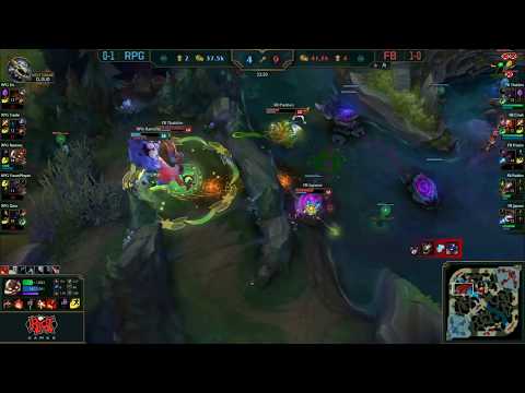 [LOL] [CKTG 2017] [Play-in] [Hightlight] Pha Pentakill của FB Padden trong trận RPG vs FB