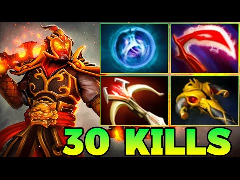 30 Kills Ember Spirit !! Ember Spirit Dota 2 Carry Mid Pro Gameplay Guide Build 7.39 7.40