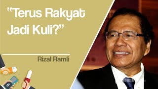 Jokowi Izinkan Asing Kuasai 100 Persen Saham di 54 Industri, Rizal Ramli: Terus Rakyat Jadi Kuli?