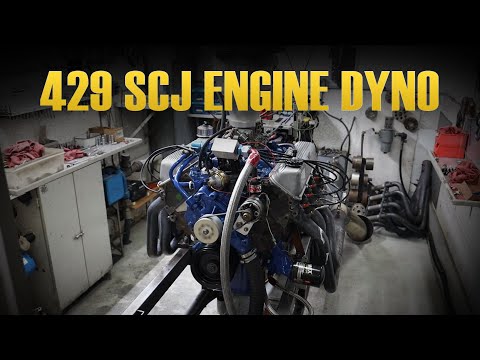 1970 Mercury Cyclone GT 429 SCJ Drag Pak Engine Dyno