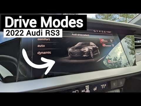 Drive Modes of the 2022 Audi RS3 | RS Modes and Audi Drive Select