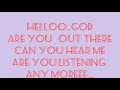 Hello God...lyrics...{Dolly Parton}