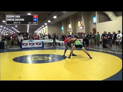 70 kg R1 - Joseph Carr (Carr Wrestling Academy) vs Chayse Jackson (Grand Canyon WC)