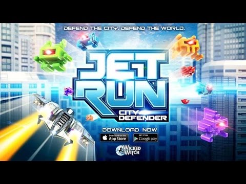Jet Run: City Defender Android GamePlay Trailer (HD) [Game For Kids]