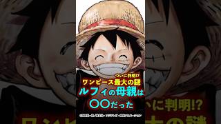 【ワンピース】作中最大の謎“ルフィの母親”は〇〇だった ※最新話ネタバレ注意 #ワンピース #onepiece #考察