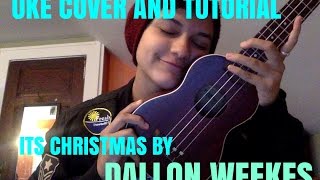 UKE COVER AND TUTORIAL Please Don&#39;t Jump (It&#39;s Christmas) by Dallon Weekes | Simple Skies