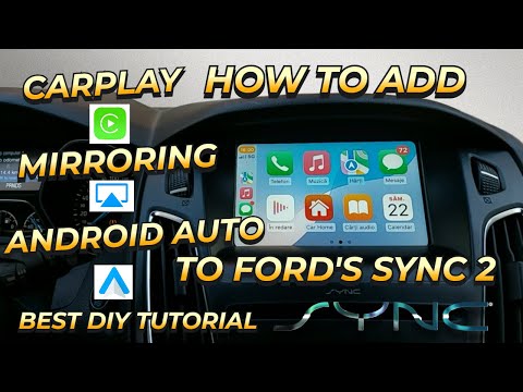 How to Add Wireless Carplay & Android Auto to Sync 2 Ford Focus Mondeo Fiesta C max Escape CarABC