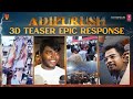 Adipurush 3D Teaser Epic Response | Prabhas | Kriti Sanon | Saif Ali Khan | Om Raut | UV Creations