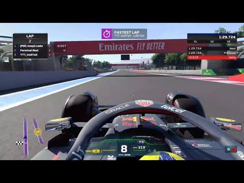 F1 22 France Circuit Paul Ricard Time Trial Hot Lap + Setup (1:29.724)