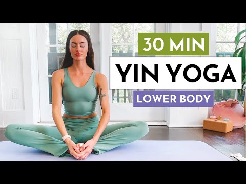 30 Min Yin Yoga | DEEP Stretch for Legs and Hips Tension Release