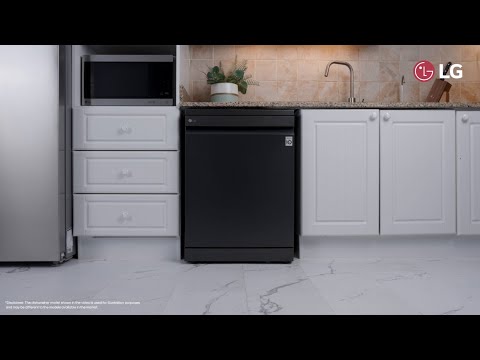 Barely Used LG DF587HMS 14 Freestanding Dishwasher - Image 2