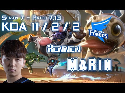 AFs MaRin KENNEN vs CAMILLE Top - Patch 7.13 KR Ranked