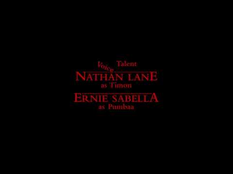 The Lion King 1½ Credits (Sound Effects Only) with Cartoon SFX