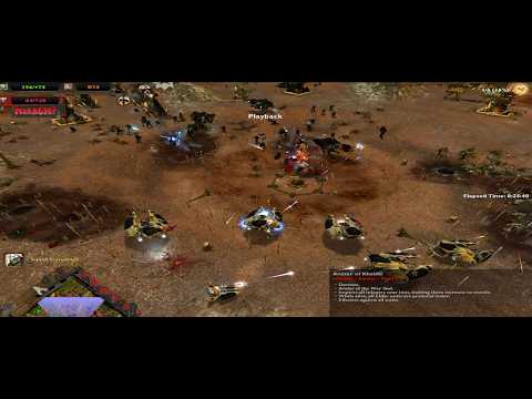 Dow Soulstorm 2026 3v3 Orks gameplay. Insane comeback against Eldar, Necrons. Tier 4 battle.