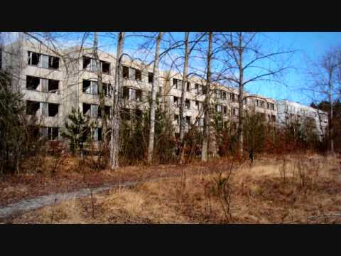 Abandoned Soviet city in Milovice, Czech Republic