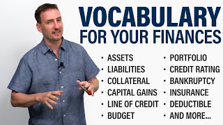 English Vocabulary for Personal Finances – assets, equity, collateral...