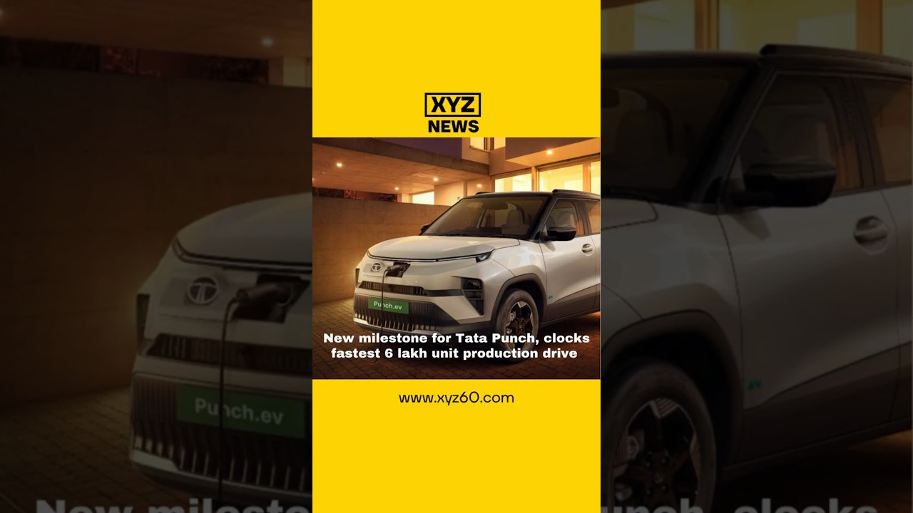 New milestone for Tata Punch, clocks fastest 6 lakh unit production drive