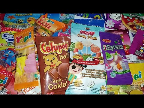 Lot's of Candies - Yupi Ice Cream Cone Celupop Ball Cucu Pop Lollipop Ranjani Jelly Cone Gummy Candy
