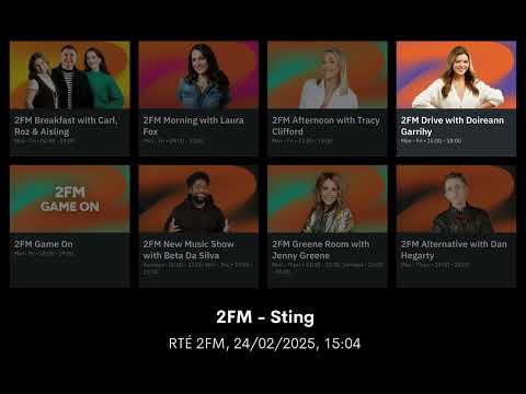RTÉ 2FM - Rebrand Launch (Drive with Doireann Garrihy) - February 24, 2025
