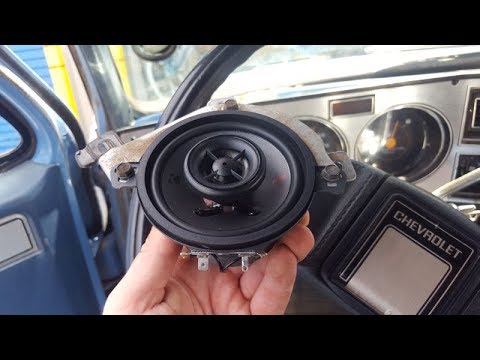 1973-87(9) Dash Speakers Chevy/GMC C/K: Kicker KSC350 🔧