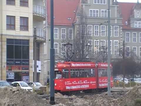 Tramwaj GT6 Linia-1 Ogólna-Browarna-Druska