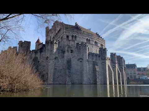 Kayaking to a Castle in Belgium! (Castle Gravensteen)