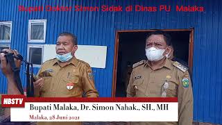 Sidak di Dinas PU, Bupati Malaka Singgung Pembangunan Puskesmas Weliman & Gedung Dewan yang Mangkrak