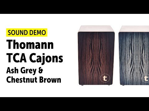 Thomann | TCA 416 Cajons | Ash Grey & Chestnut Brown | Sound Demo