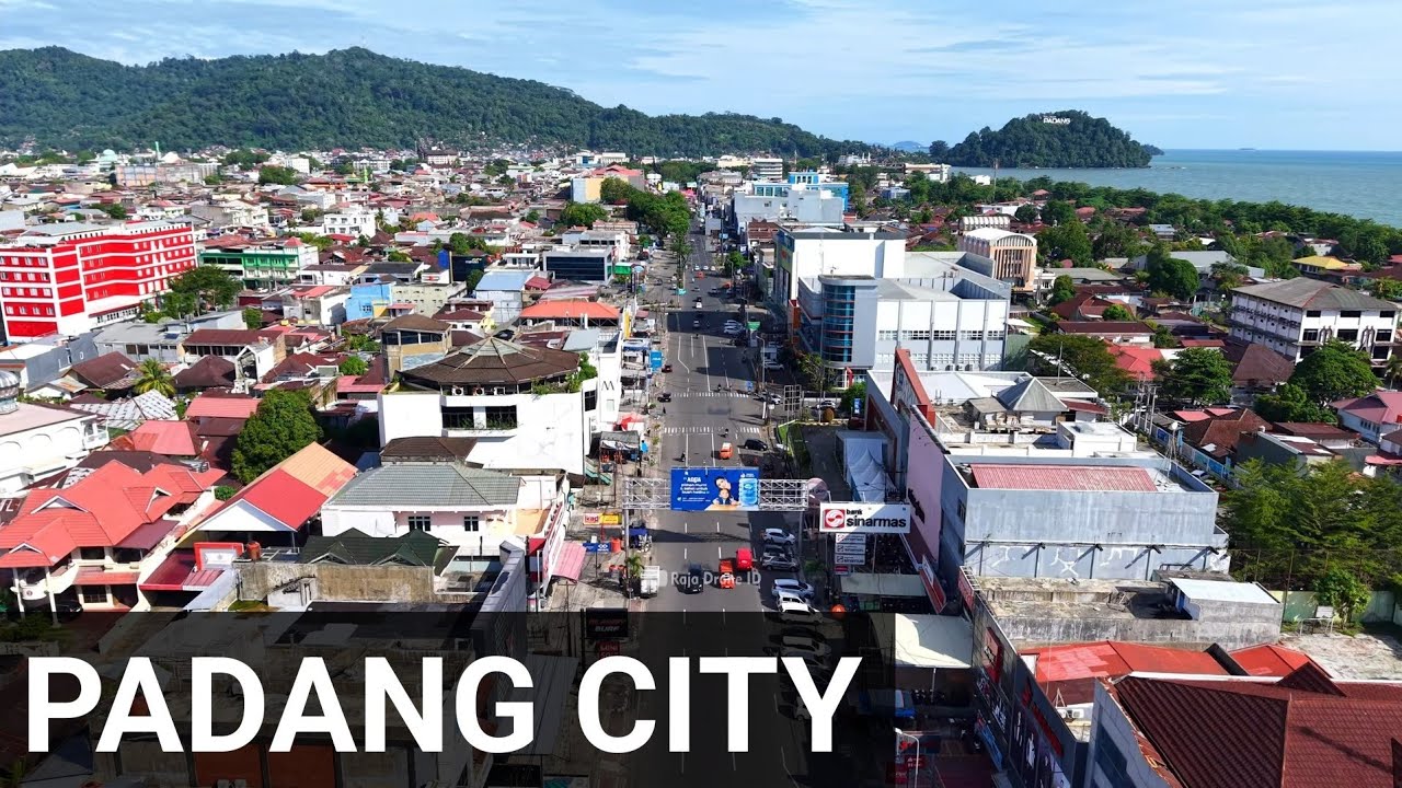 Padang City Indonesia by Drone