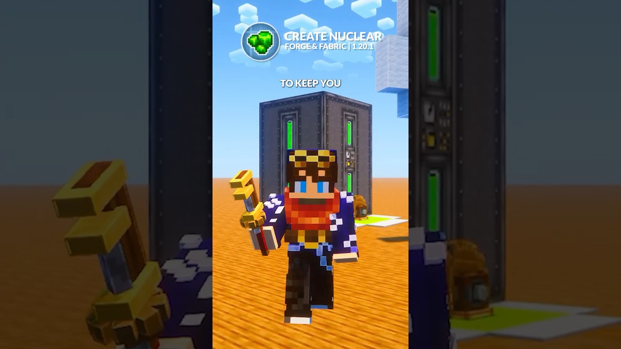 The Create addon let's you make a NUCLEAR REACTOR in Minecraft