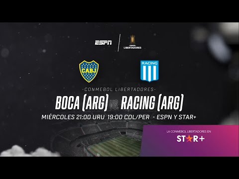 Boca Juniors vs Racing 🔥⚽ Conmebol Libertadores (4tos de final) 🏆 Miércoles 22/08/2023 | Promo ESPN
