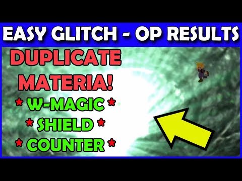 Using A Bug to Get TWO Copies of POWERFUL End Game Materia in Final Fantasy 7!