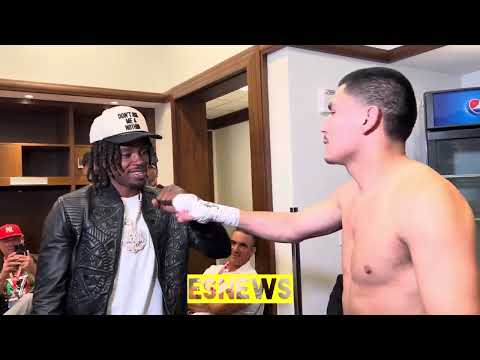 Errol Spence visits Vergil Ortiz before lubin fight EsNews boxing 