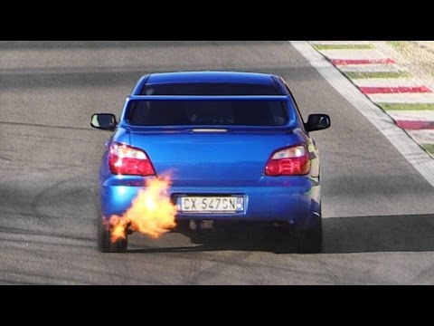 Monza Track Day 17/01/2016 - Turbo E36, Subaru Impreza Flames, Focus RS & More
