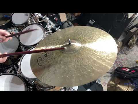 Tris Imboden's, Chicago, Paiste - 18" Signature Dark Energy, Mark 1 Crash Cymbal, 1480g image 11