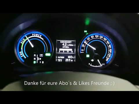 ✅ #Toyota #Auris #Hybrid #Verbrauch #Landstrasse #Autobahn #Winter XY9777