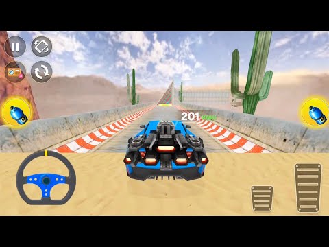 Formula Car Stunt 3D - New Blue Turbo Car Unlocked - Extreme GT Truck Mode - Android Gameplay