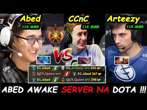 Abed Leshrac A-GOD Awake Server NA vs 22K MMR CCnC Arteezy EpicGame Dota 2 pro Gameplay