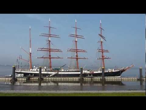 Großsegler SEDOV in Bremerhaven, 7.7.2012