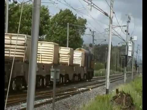 29thJune12 6C53 Hest Bank 20303/304 Heysham to Sellafield nuclear flasks 4 in train