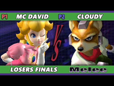 S@X 489 Losers Finals - Cloudy (Fox) Vs. MC David (Peach) Smash Melee - SSBM