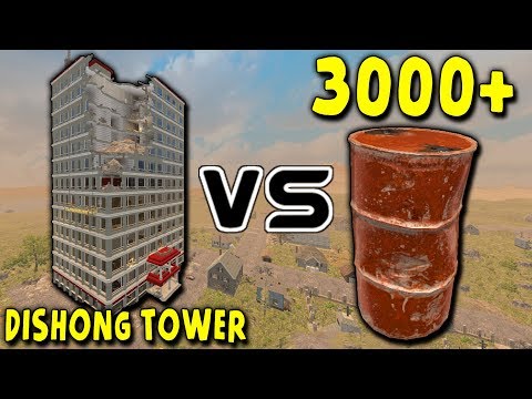 DESTROYING DISHONG TOWER with 3000+ GAS BARRELS! | 7 Days to Die | Alpha 16 | Episode 35