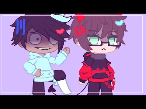 what happens if you step on Bad's tail? (ft. skeppy and bbh) (gacha)