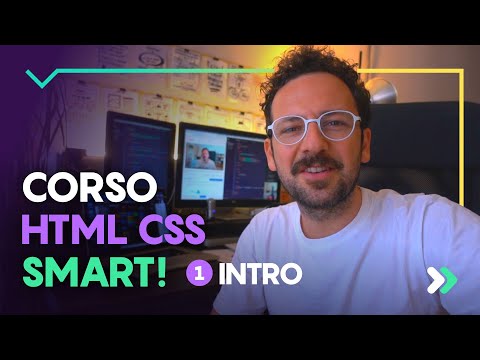 Corso HTML e CSS Smart - Creare un sito HTML con funzionalità Smart #1 Lezione