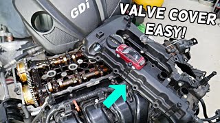 HYUNDAI TUCSON VALVE COVER REMOVAL REPLACEMENT