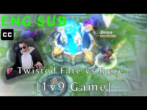 【ENG SUB】 Dopa TF vs Ryze  Gameplay & Commentary Translated