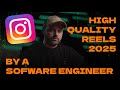 Best Export Settings For High Quality Reels On Instagram Explained By A Software Engineer