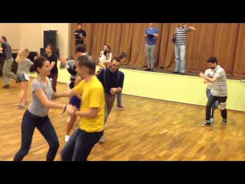 Bluesway 2014 - Lindy Hop JnJ. Advanced. Prelims part 1